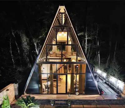 کلبه دوخوابه دوبلکس جنگلی 71