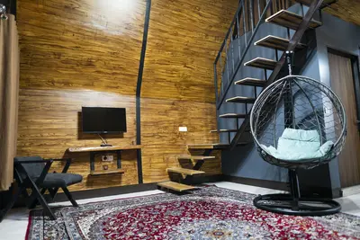 کلبه فلت سوئیسی آبشار 2