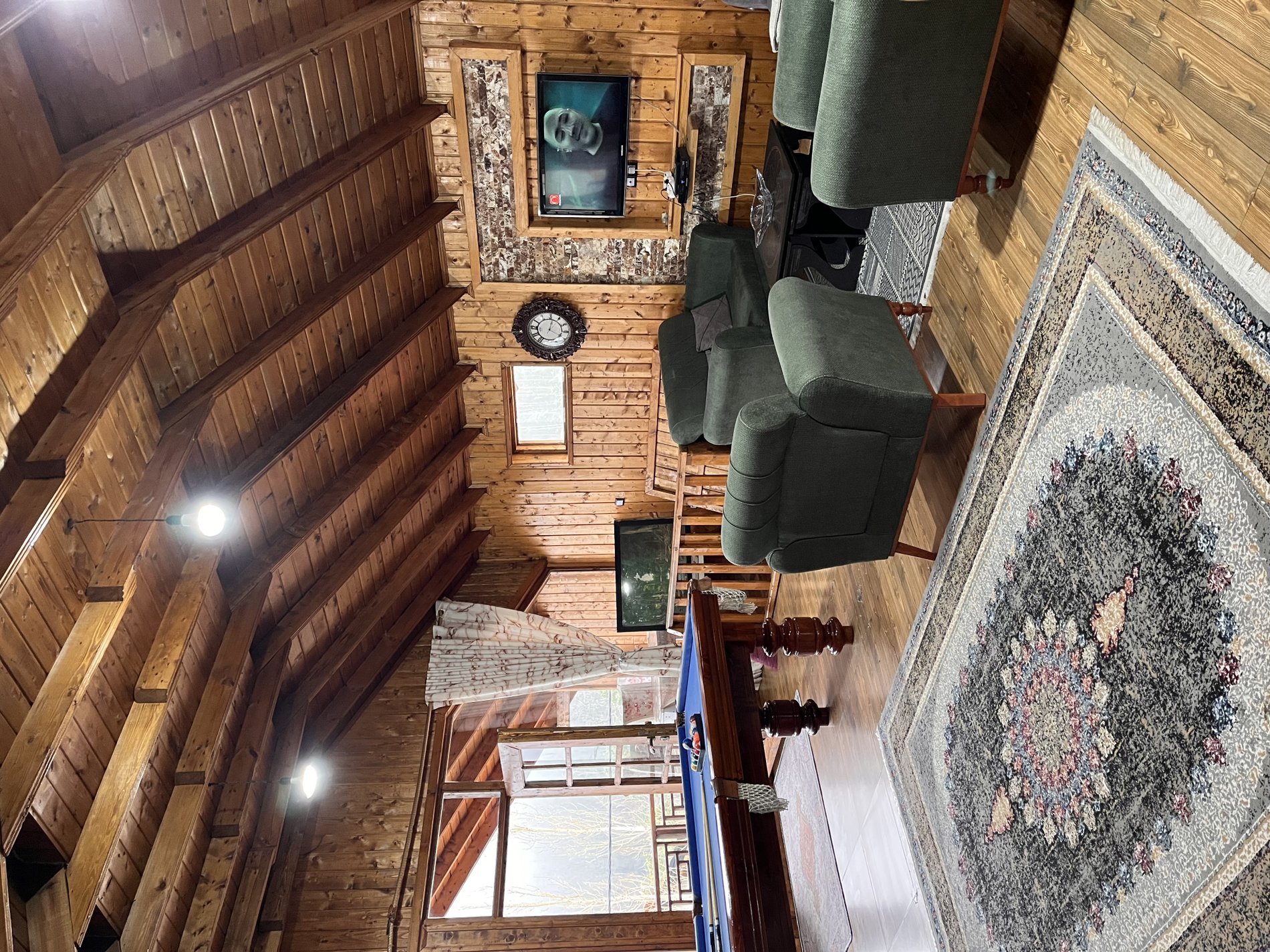 کلبه دوخوابه جنگلی جکوزی دار آشیانه گندم