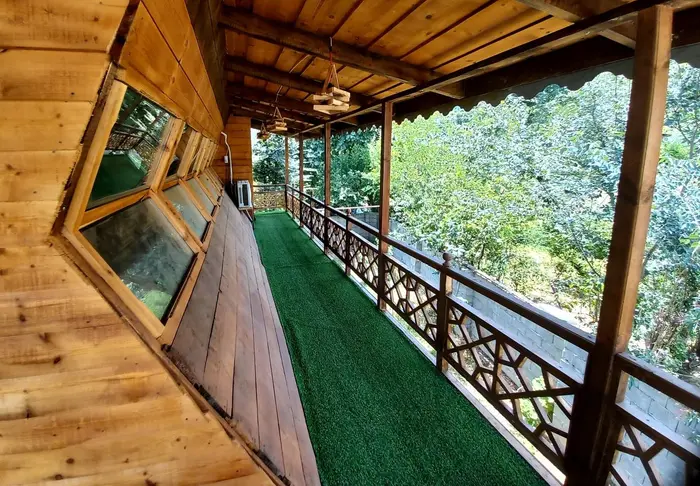 کلبه دوخوابه چوبی صبا