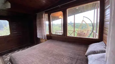 کلبه یک خوابه جنگلی روجین 2