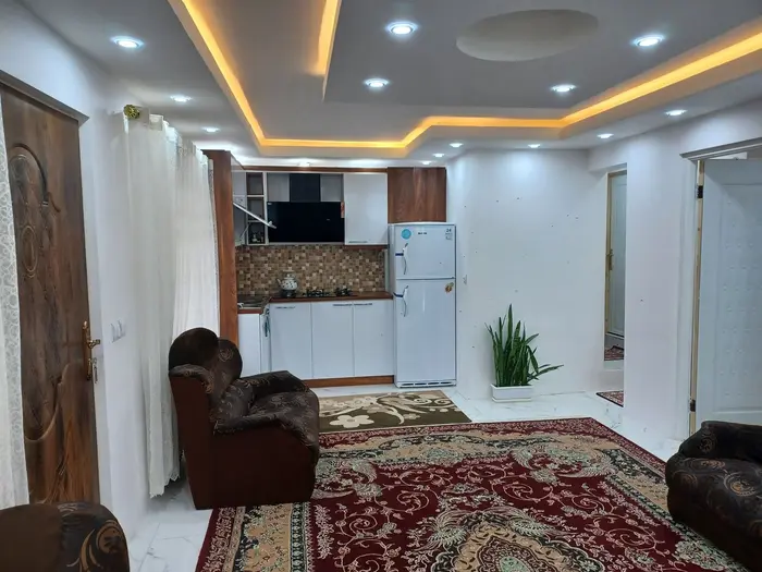 کلبه دوخوابه چوبی رودبنه