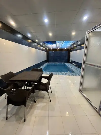 ویلا دوخوابه استخردار آبگرم گل محمدی