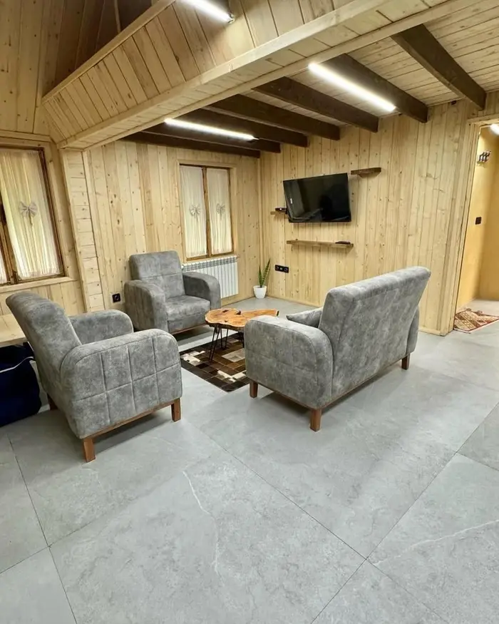 کلبه یک خوابه دوبلکس سوئیسی سنگی