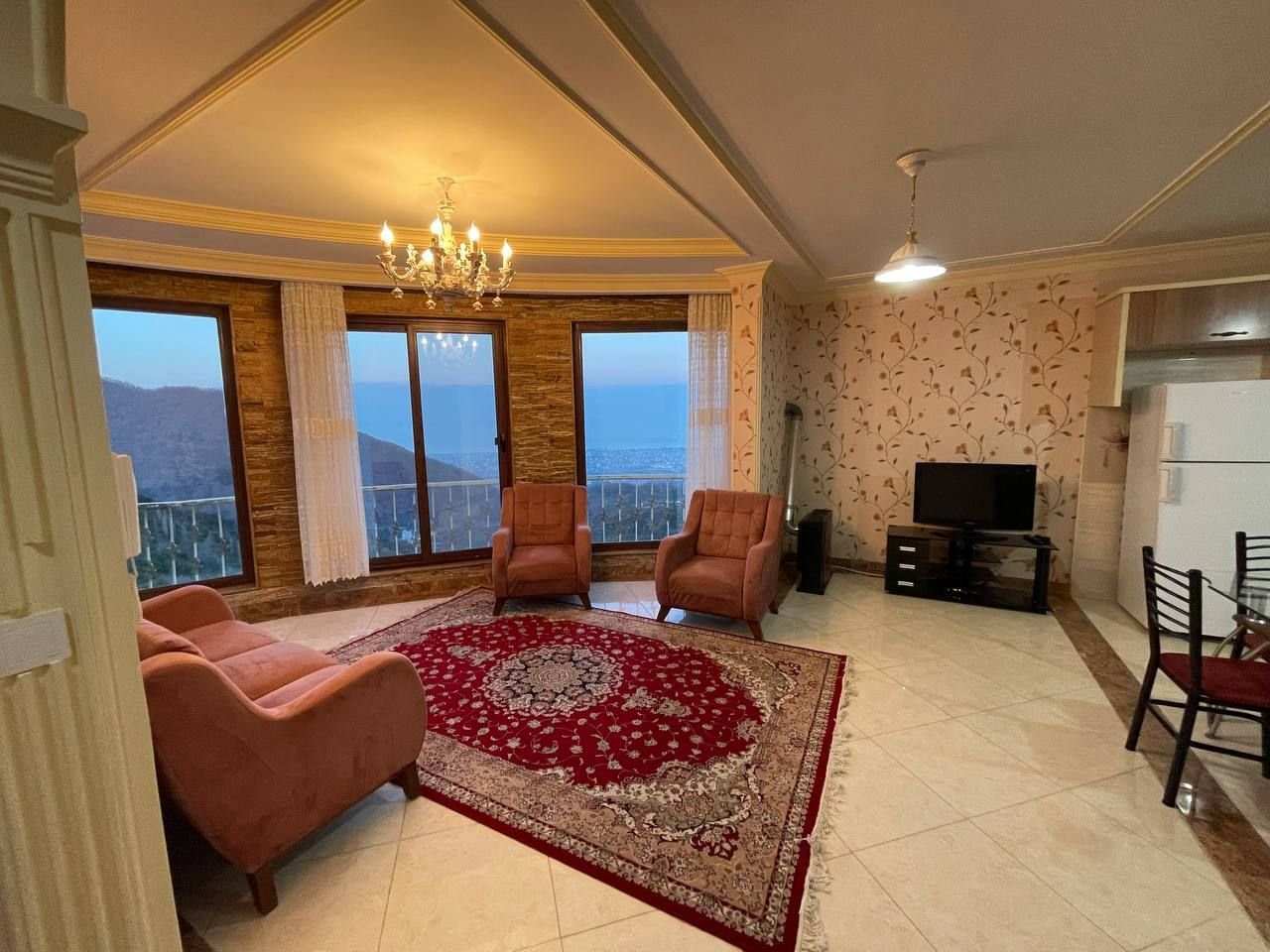 آپارتمان یک خوابه چشم انداز - پذیرای 