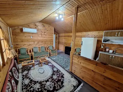 کلبه یک خوابه چوبی محمد