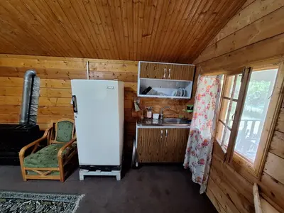 کلبه یک خوابه چوبی محمد