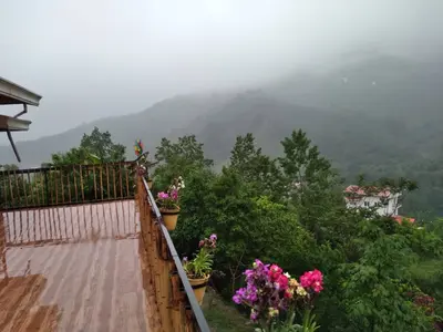 کلبه سه خوابه استخردار آبگرم گل شمعدانی