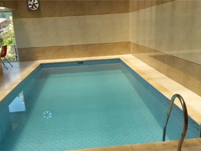 کلبه سه خوابه استخردار آبگرم گل شمعدانی