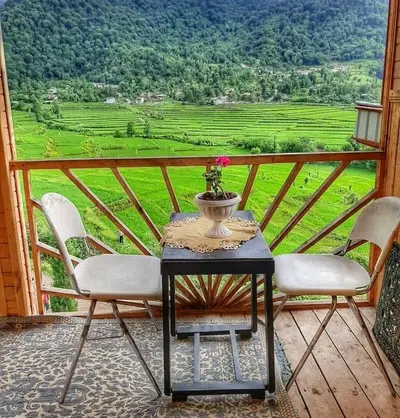 کلبه دوخوابه جنگلی بهشتی 2