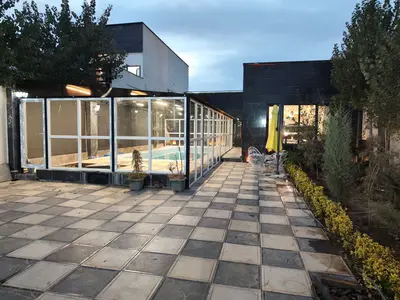 ویلا دوخوابه استخردار آبگرم سرای آرامش زعفرانیه