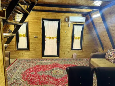 کلبه یک خوابه جکوزی دار جنگلی وارش 2