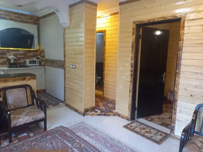 کلبه دوخوابه چوبی طالبدره