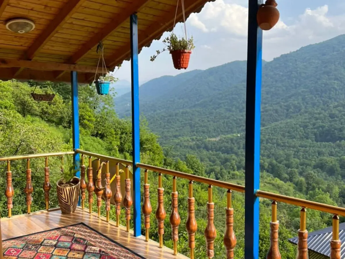 کلبه دوخوابه جنگلي آرامش ١