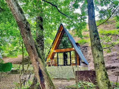 کلبه یک خوابه جنگلی میها