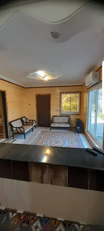 کلبه دوخوابه چوبی طالبدره