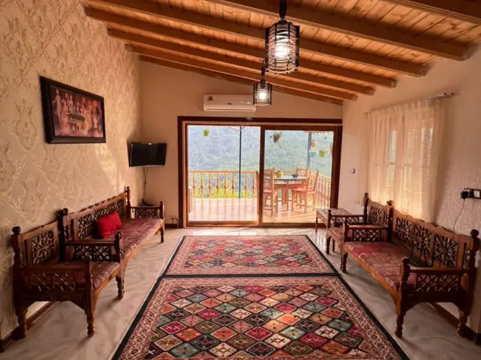 کلبه دوخوابه جنگلي آرامش ١