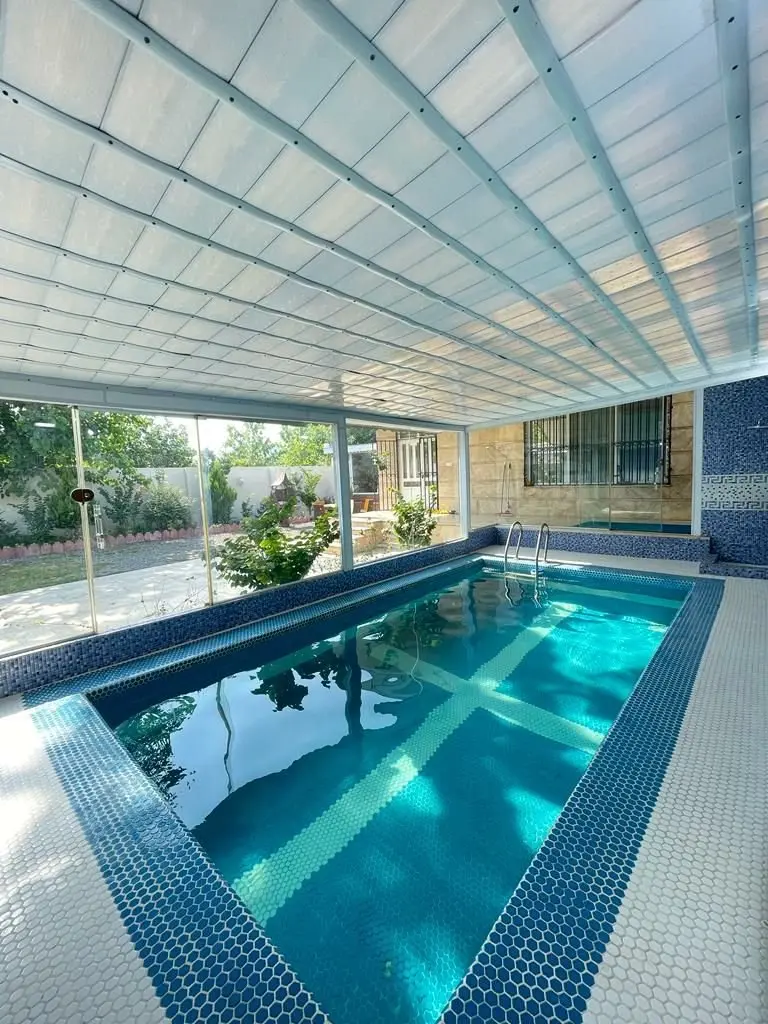 ویلا دوخوابه استخردار آبگرم رافیا 1 - ویلاباغ استخرداآبگرم بندرانزلی تربگوده