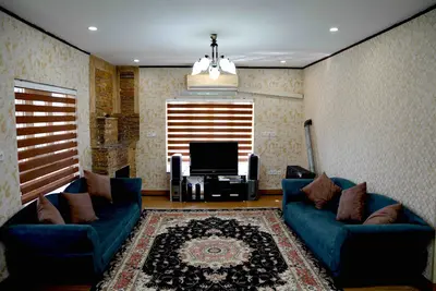 ویلا دوخوابه جنگلی استخردار آبگرم کاج 1