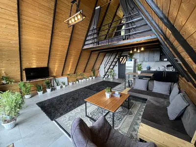 کلبه یک خوابه سوئیسی منان