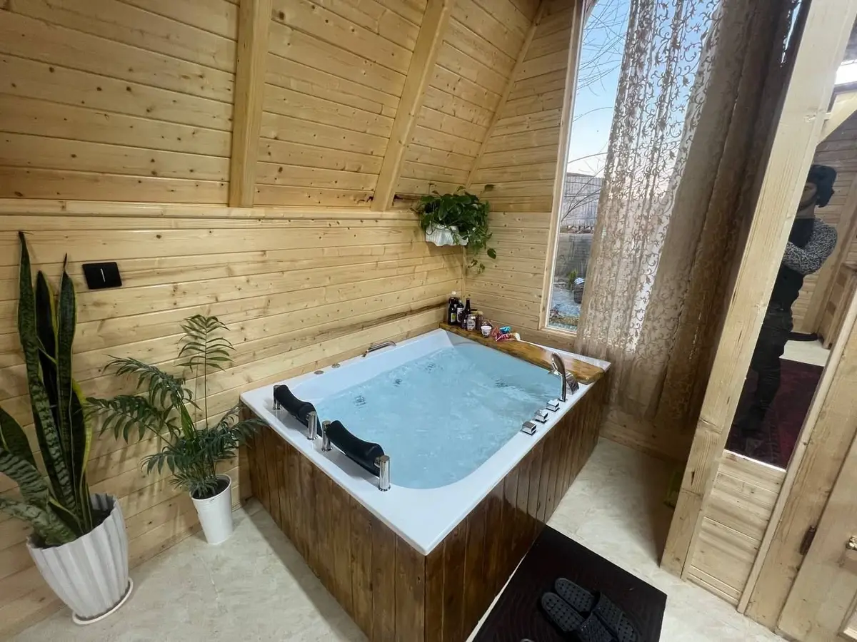 کلبه یک خوابه سوئیسی جکوزی دار سالار ۴