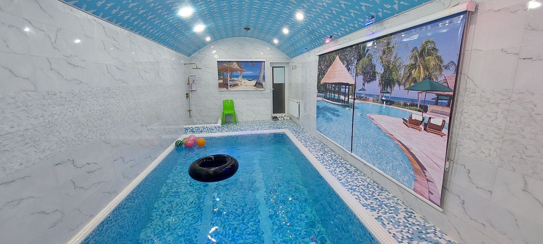 ویلا سه خوابه استخردار آبگرم آقاجانی