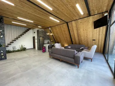 کلبه یک خوابه سوئیسی استخردار آبگرم آرامش ۱