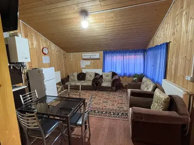 کلبه دوخوابه چوبی پویا