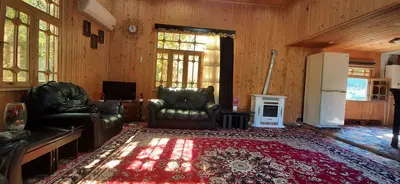 کلبه دوخوابه چوبی دوبلکس قلعه رودخان