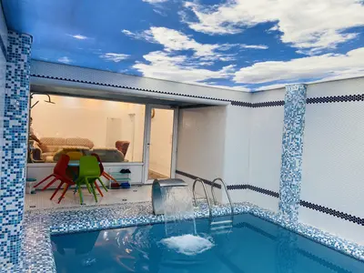 ویلا دوخوابه استخردار آبگرم مزگاه