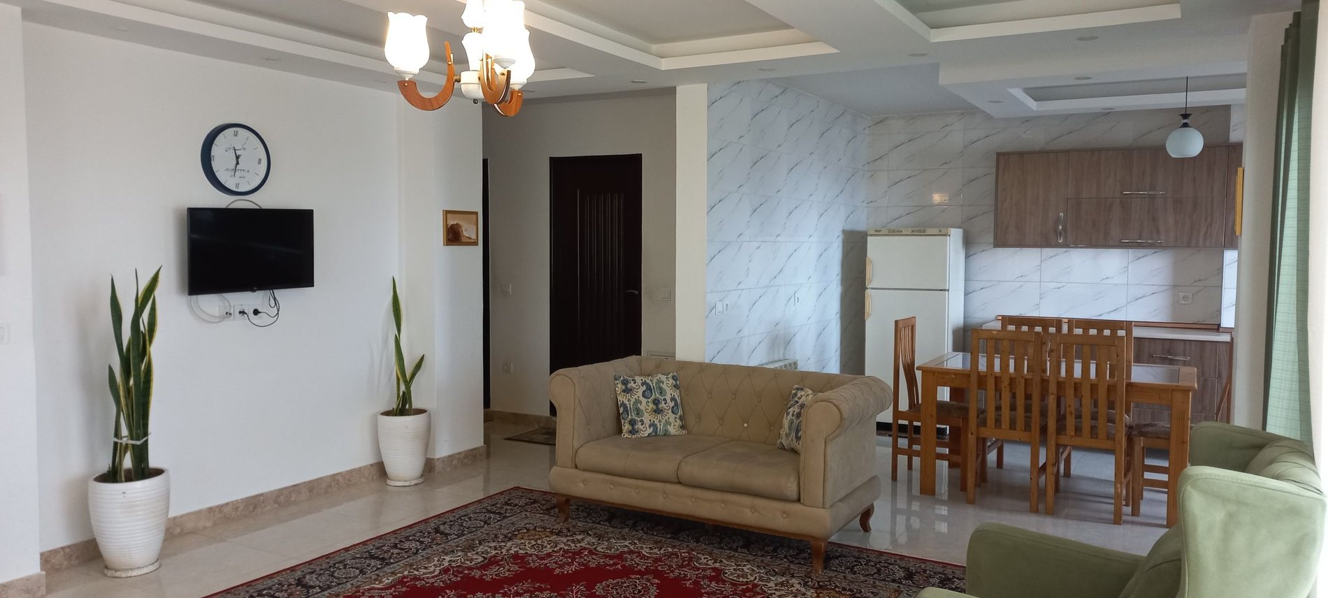 آپارتمان دوخوابه استخر نو ساز ساحلی
