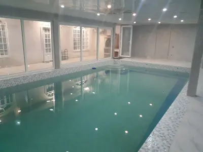 ویلا یک خوابه استخردار آبگرم افشین