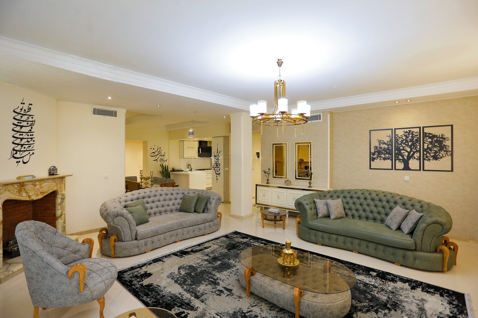 آپارتمان سه خوابه استخردار الهیه ۳