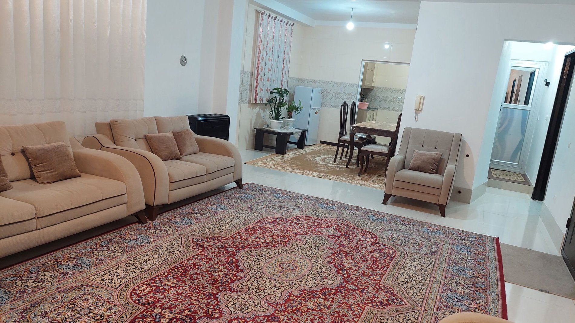 ویلا دوخوابه جنگل صدقی - پذیرایی