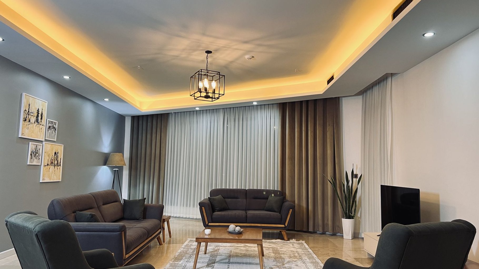 آپارتمان دوخوابه کامرانیه ۲۲۲