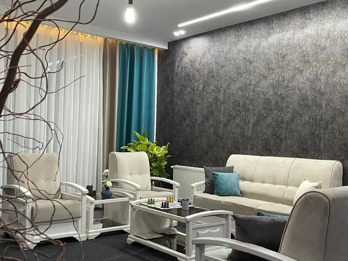 ویلا سه خوابه استخردار آبگرم باغ بهشت قوهه