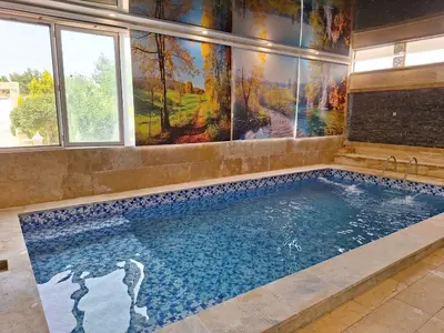 ویلا دوخوابه استخردار آبگرم صفادشت