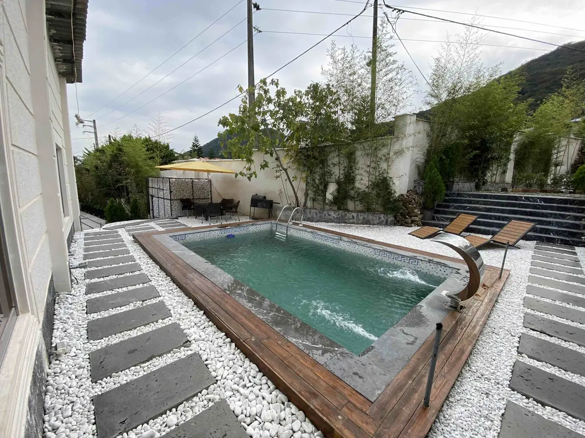 ویلا دوخوابه استخردار آبگرم سیتی لانژ - استخر