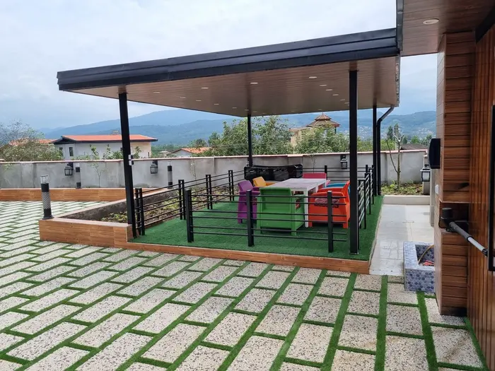 کلبه سه خوابه سوئیسی استخردار آبگرم وولی تو