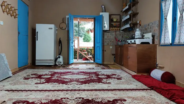 کلبه دوخوابه چوبی کلان