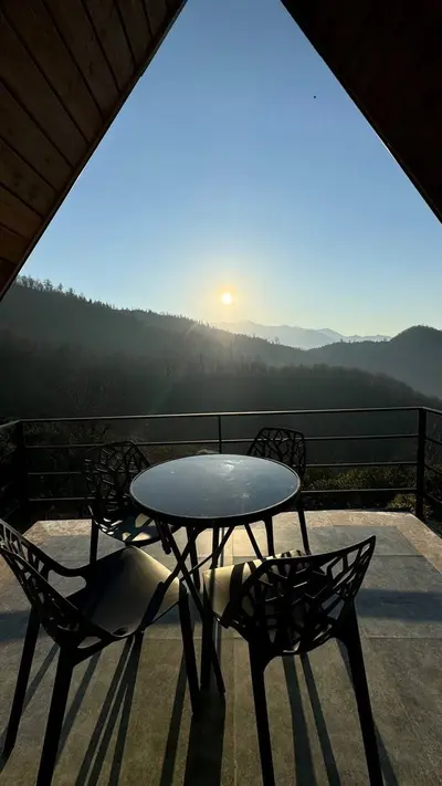 کلبه دوخوابه سوئیسی قلب جنگل