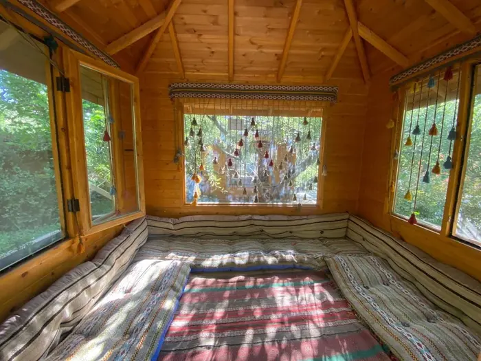 قصرچوبی بفرا واحد شقایق vip - آلاچیق_چوبی 