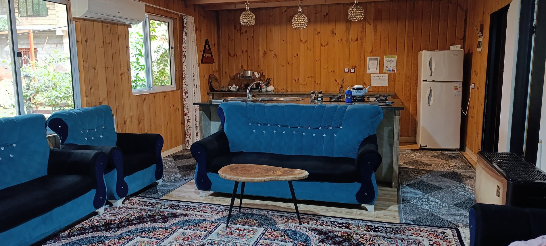 کلبه دوخوابه چوبی بَرسام