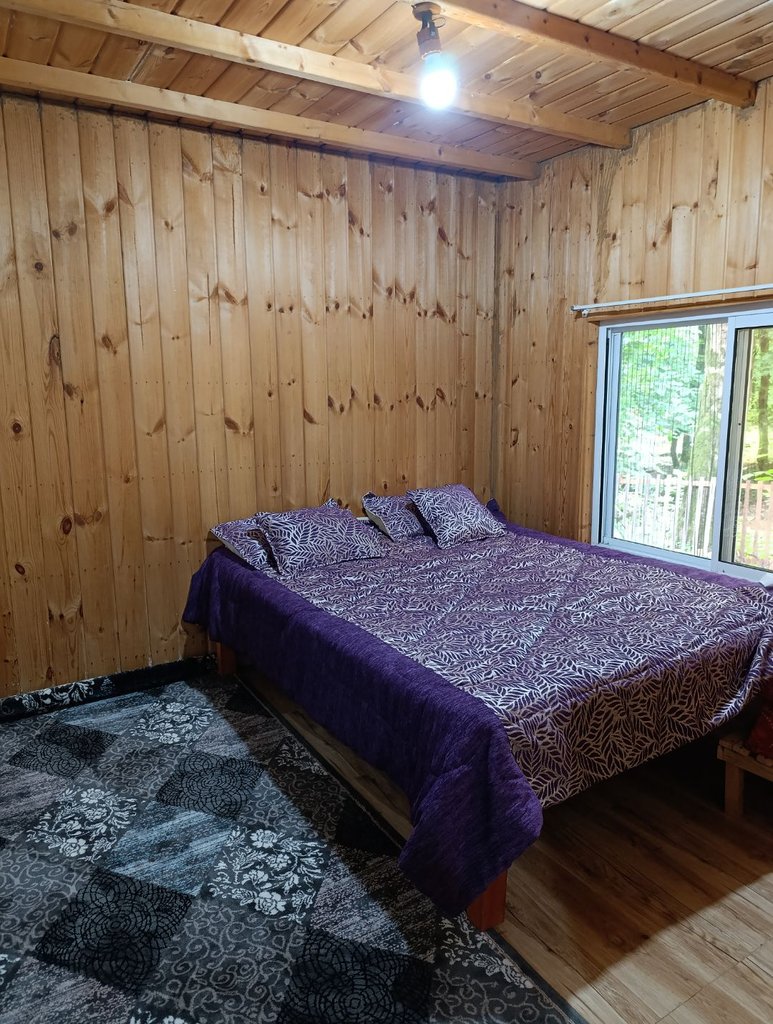 کلبه دوخوابه چوبی بَرسام