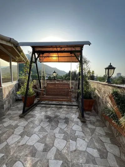 کلبه یک خوابه چوبی جنگلی محدثه