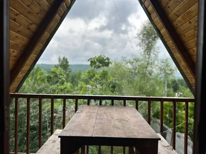 کلبه یک خوابه جنگلی جکوزی دار رکه 2