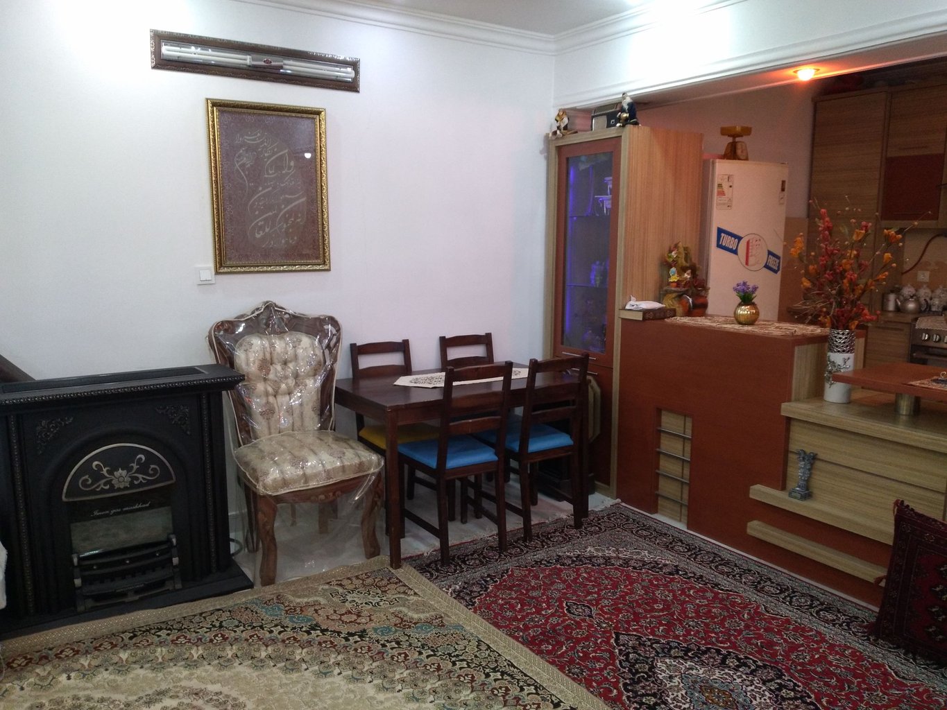 اجاره روزانه آپارتمان آپارتمان تکخوابه مبله ۹۰ متری طبقه همکف مشهد