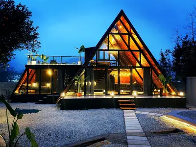 کلبه دوخوابه سوئیسی امیررضا