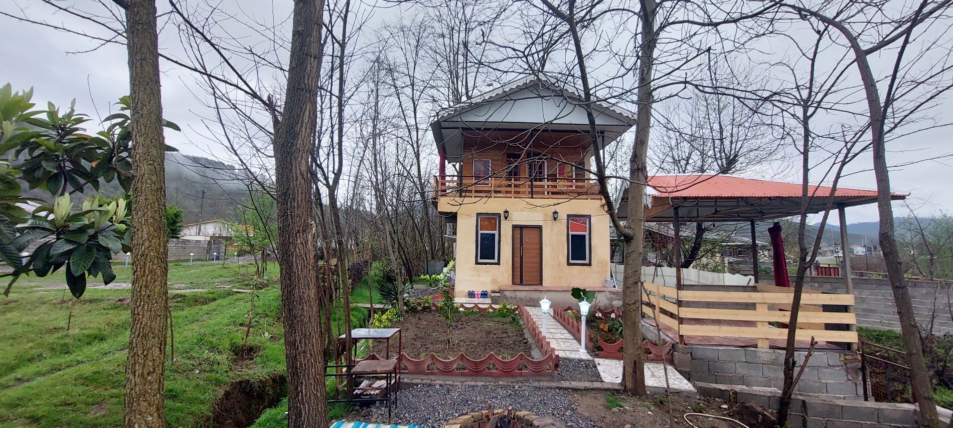 دوخوابه چوبی هما