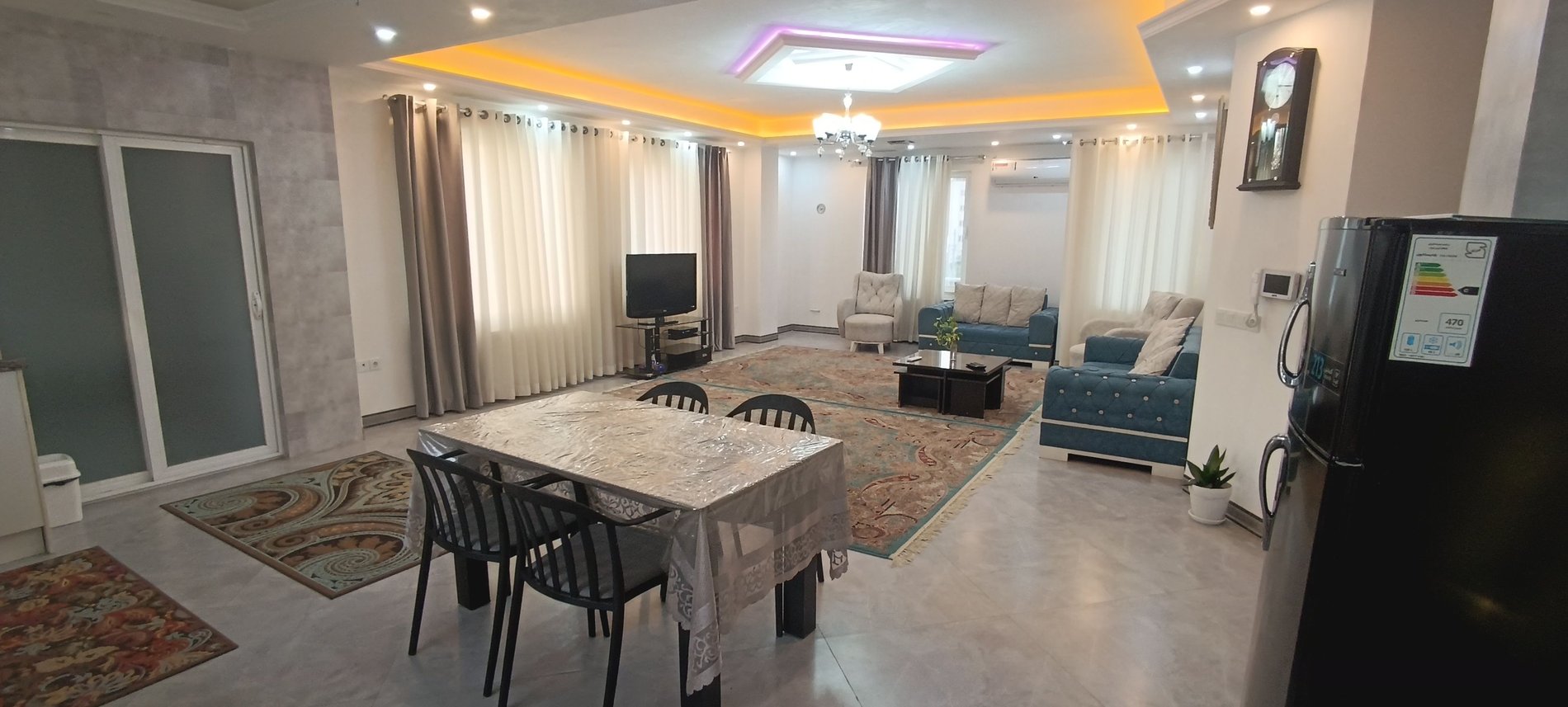 آپارتمان سه خوابه اهورا واحد 2 - هال و پذیرایی